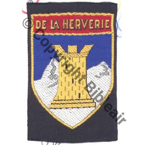 Grpt DAUPHINE Centre DE LA HERVERIE (CDT) ST.ETIENNE EN DEVOLUY TISSU 8x5cm Src.ducable06 85EurInv 